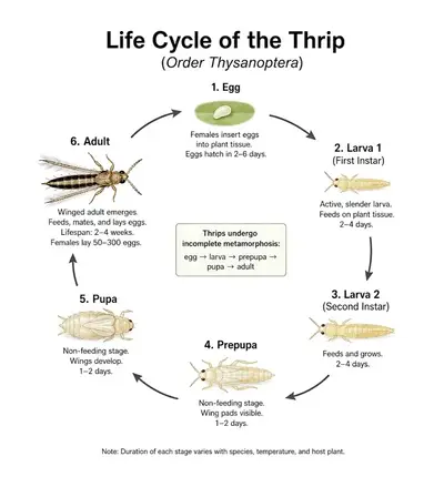 Thrips - cactus pest and disease reference photo 3